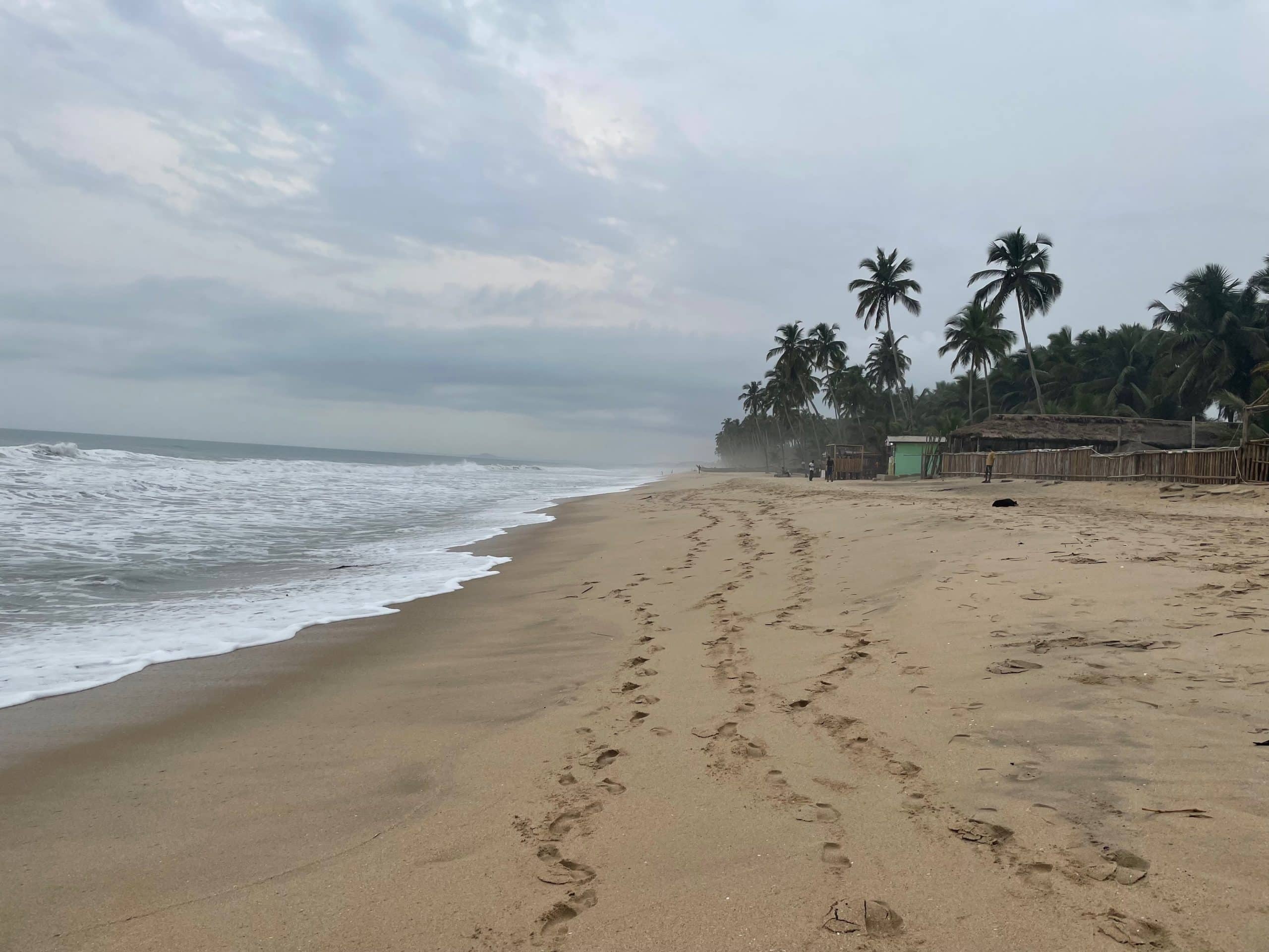 Cleaning the beach of Winneba